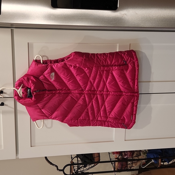 The North Face Jackets & Blazers - North Face hot pink puffer vest M